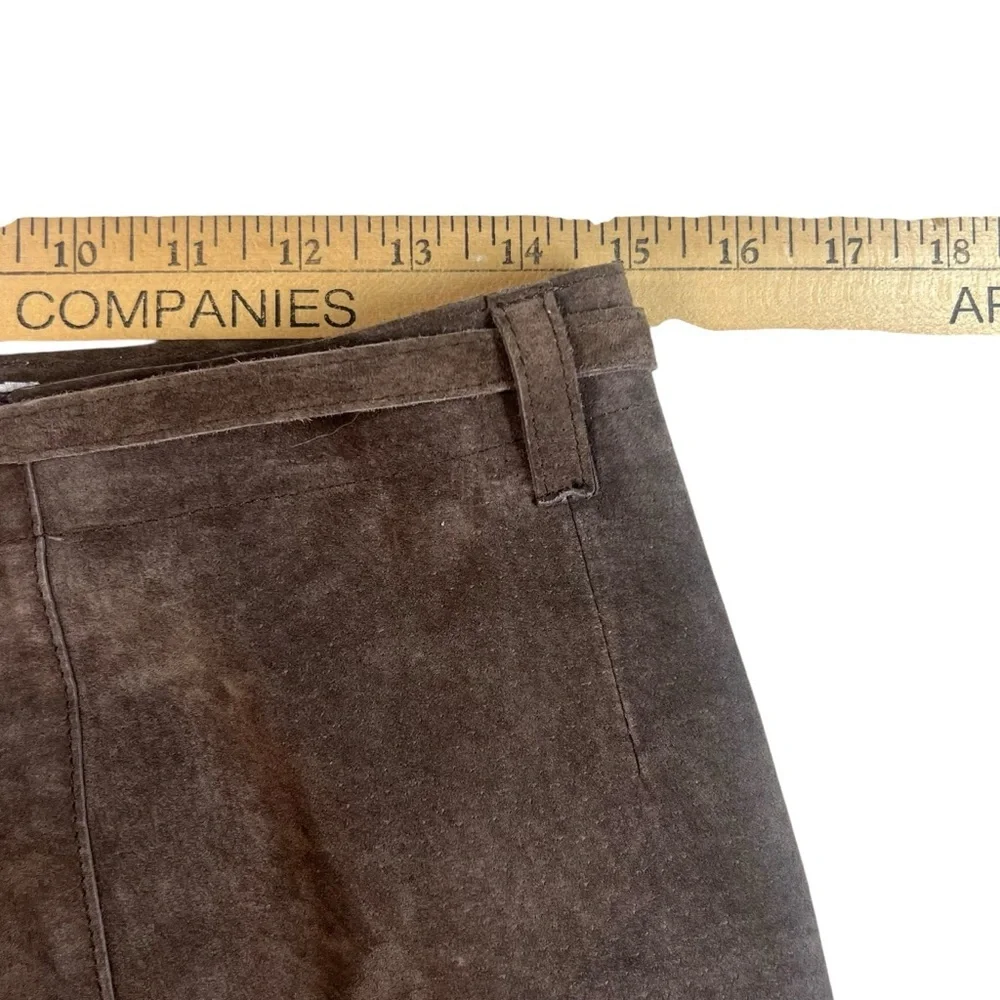 ISAAC MIZRAHI for Target | Suede Leather Skirt Size 6 - Picture 5 of 10